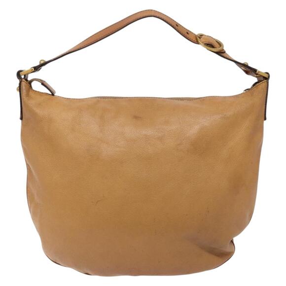 GUCCI Interlocking Shoulder Bag Leather Brown Gold - Picture 3 of 16